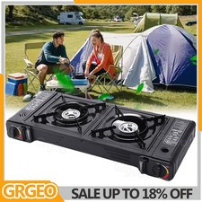 Double Dual Burner Gas Stove